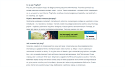 Desktop Screenshot of pingtest.pl